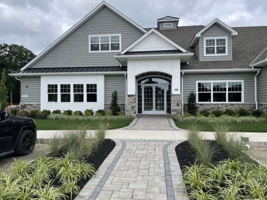 Modern residential building with large windows ideal for residential window tinting service in Monmouth County NJ